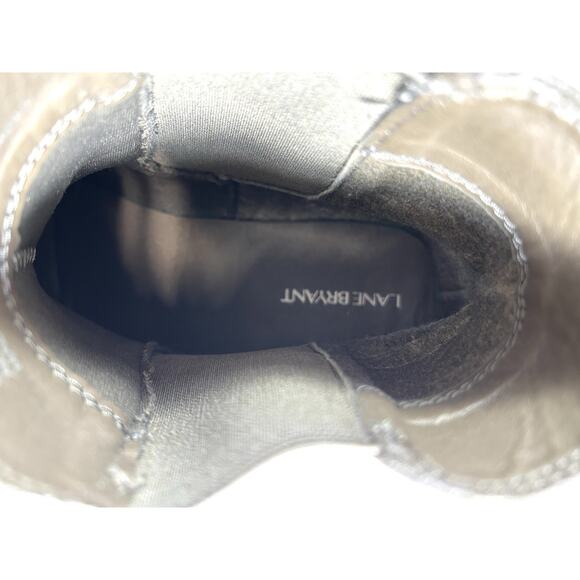 Lane Bryant Elastic Ankle Boots 11W Tan - Picture 13 of 16